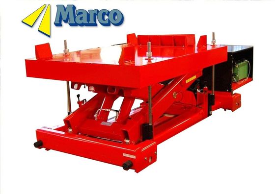 9000kg 容量 重用液圧シザーリフトテーブル 固定用